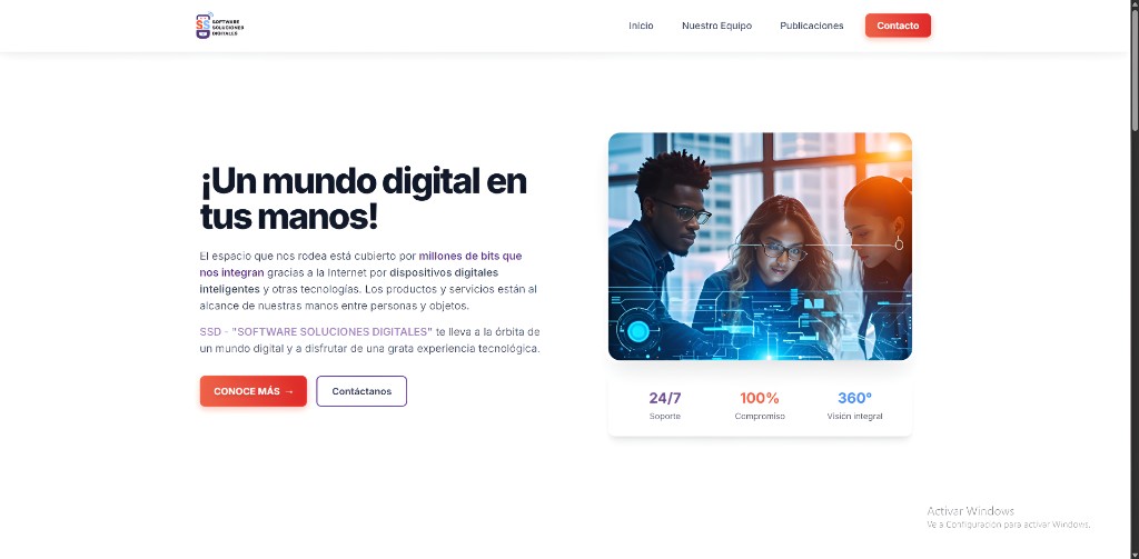 Captura del proyecto SSD